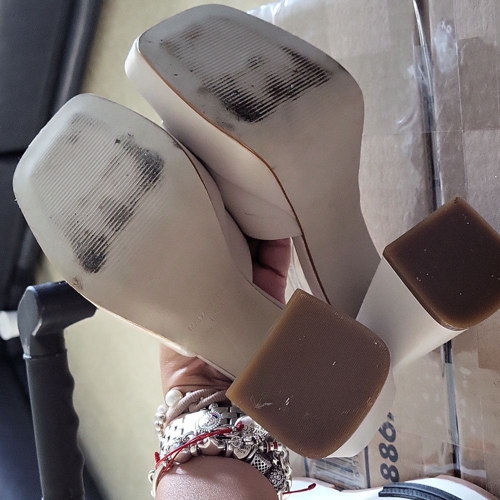 Steve Madden Platform Christo/criso2S1 Sandals 👡 Leather Upper - Picture 3 of 6